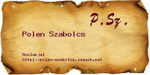 Polen Szabolcs névjegykártya